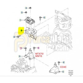IZALATOR - MOTOR FORD OTOSAN 4S71 7M123 AAYYCS