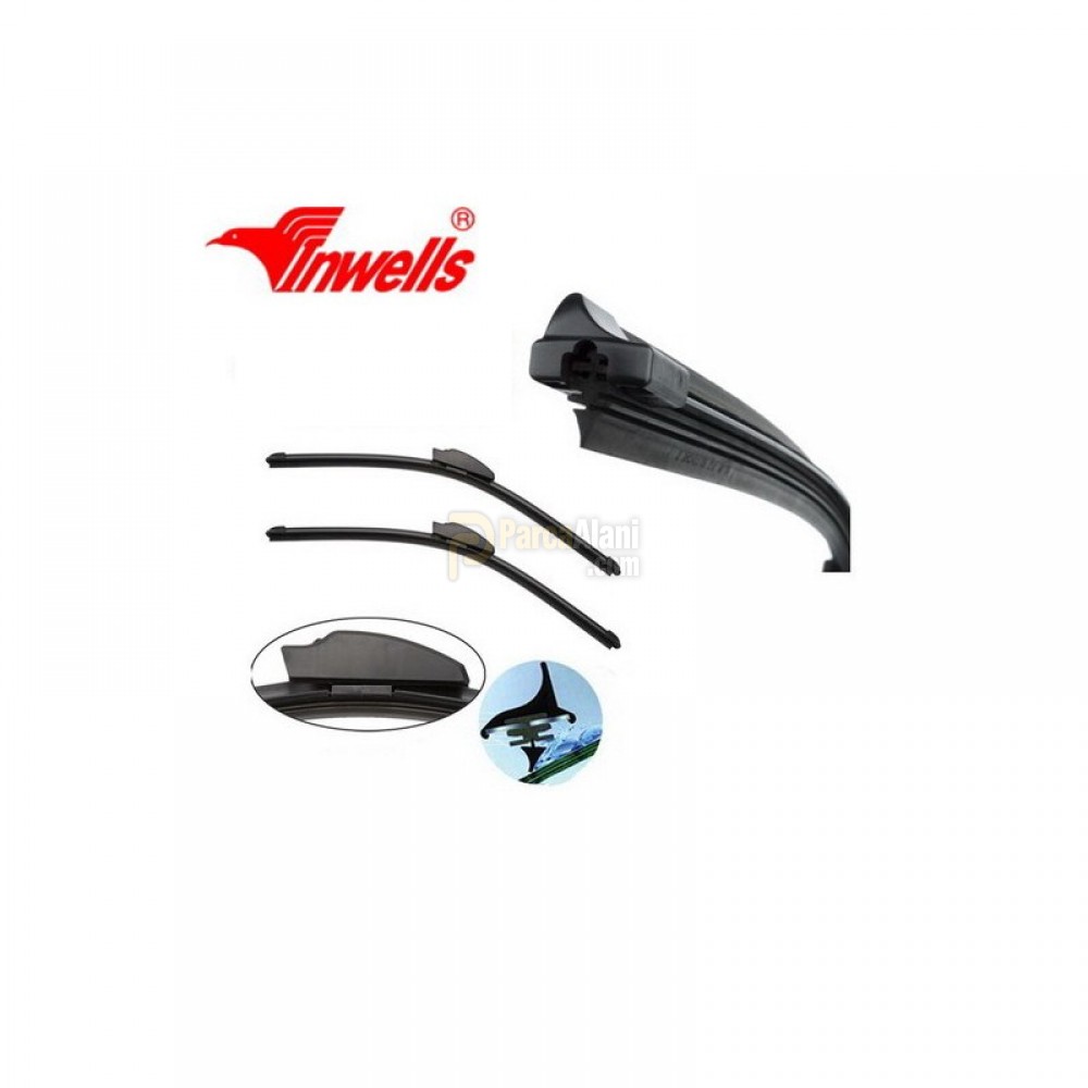 MUZ TİPİ SİLECEK SÜPÜRGESİ TAKIMI 650-480mm MONDEO 07-14 İNWELLS 7S7J S17528 AA